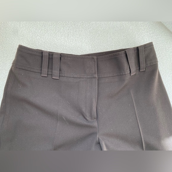 Ann Taylor Loft Brown-Straight Wide Leg Trousers-“Ann”-Size 4. Sewn in pockets. - Picture 3 of 7